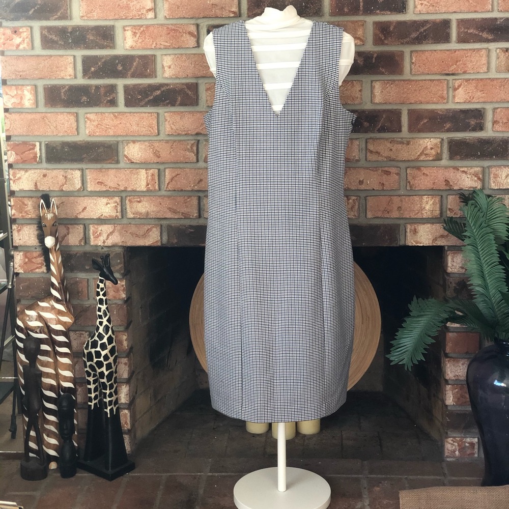 Banana Republic Plaid Check Dress